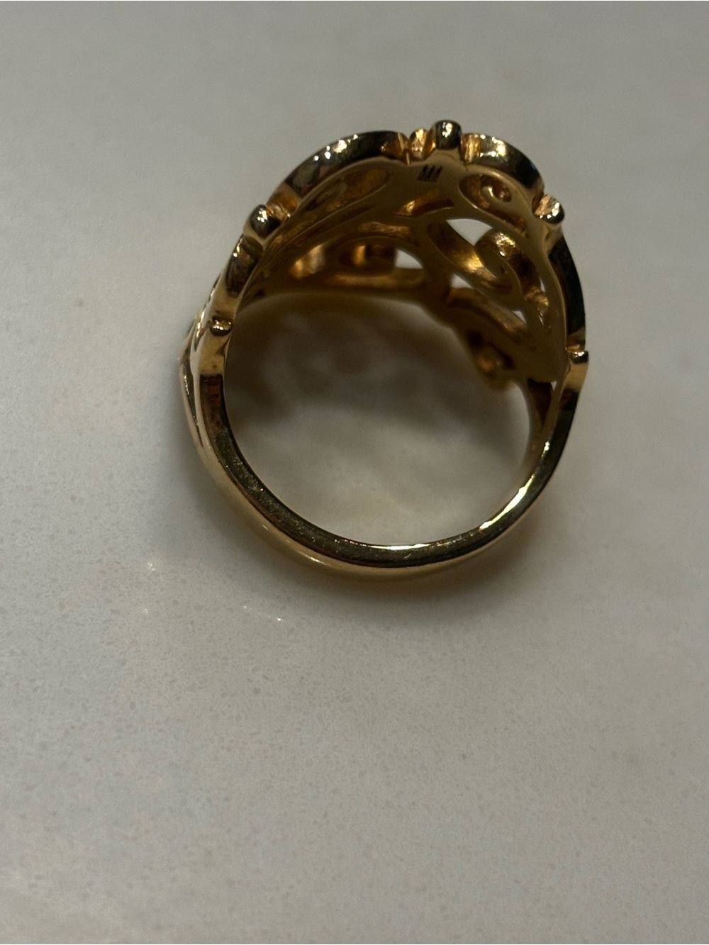 James Avery 14K Gold Open Sorrento Ring - Picture 11 of 13